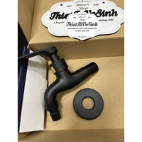 Vòi minine , vòi hồ,tưới cây,máy giặt, vòi xả xô Inox 304  sơn tích điện đen hàng cao cấp Kaniss