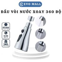 Vòi Nước Bồn Rửa Chén -Vòi Rửa Bát Xoay 360 Độ Chống Văng Nước Bảo Hành 6 Tháng