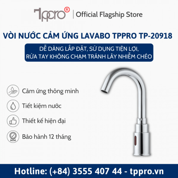 Vòi nước cảm ứng Toppro TP-20918