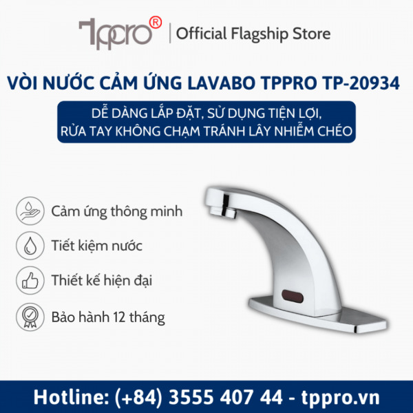Vòi nước cảm ứng Toppro TP-20934