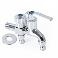 Vòi nước đa năng 2 đầu đồng thau mạ chorme Yamato