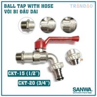 Vòi nước đầu dài Sanwa CKT – Độ bền vượt trội, chống rò rỉ, chính hãng Thái Lan