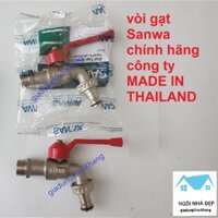 Vòi nước đồng SANWA chuẩn xịn hàng Thái Lan| vòi sanwa 1/2