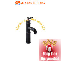 Vòi nước đồng thau hình cây tre GCV02B Kanly Store