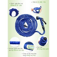 Vòi nước giãn nở tưới cây, rửa xe 15m - 22m - 30m Magic Hose - 15M