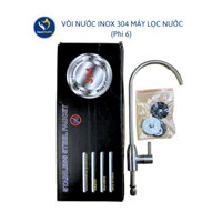 Vòi Nước Inox 304 máy lọc nước (phi 6)
