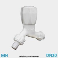 Vòi nước nhựa núm vặn nối ống mềm nhựa phi 27 DN20