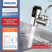 Vòi nước nóng siêu tốc công suất 3400W chính hãng Philips,Vòi nước nóng trực tiếp bằng điện tiện dụng dùng trong nhà bếp
