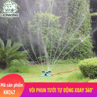Vòi phun tưới cây xoay tròn 360 độ (cỡ lớn). Tặng kèm 1 khớp nối cấp nước cho béc phun