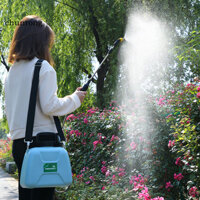 Vòi phun vòi hoa sen Máy phun vườn điện 5l / 8l có cây đũa phép và dây đeo vai có thể thu vào Máy bơm nước chạy bằng pin để phân bón Vệ sinh và tưới nước 3 vòi phun