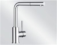 Vòi Rửa Bát Blanco Bateria MILA-S chrome Nổi Bật Kiểu Dáng Cổ Điển Và Tinh Tế