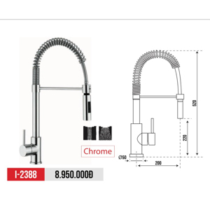 Vòi rửa bát Carysil I-2388