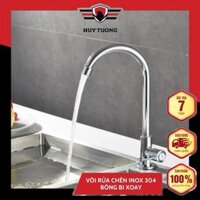 Vòi rửa bát, chén chỉ lạnh INOX SUS 304