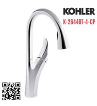 Vòi rửa bát đầu vòi kiểu dây rút Kohler Contra K-26448T-4-CP