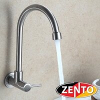 Vòi rửa bát đơn gắn tường inox304 ZENTO -  SUS4633