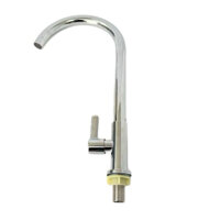 Vòi rửa bát đơn lạnh, cần rửa bát một đường nước xoáy 360 độ kèm dây cấp nước