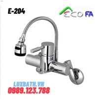 Vòi rửa bát gắn tường cần mềm Ecofa E-204