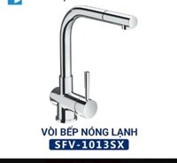 Vòi Rửa Bát Inax SFV-1013SX Nóng Lạnh rut dây cao câp - Hàng chính hãng