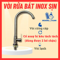 Vòi rửa bát inox SUS304 cao cấp cổ xoay bị kêu tách tách, vòi nước bồn rửa chén, vòi rửa chén bền, đẹp, giá tốt