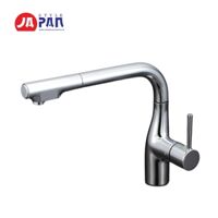 Vòi rửa bát KVK KM6101EC | Rút đầu vòi | Made in Japan|Vòi hình chữ L