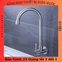 Vòi rửa bát lạnh cắm tường Inox 304 cao cấp VRB 904 (bảo hành 36 tháng)