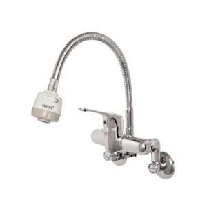 Vòi rửa bát nóng lạnh cắm tường Selta SS-2000F