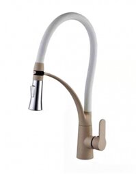 Vòi rửa bát nóng lạnh cần trắng -13