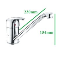 Vòi rửa bát nóng lạnh gắn chậu INAX SFV-212S, tay rỗng