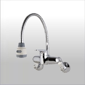 Vòi rửa bát nóng lạnh gắn tường Hàn Quốc Mirolin MK-503