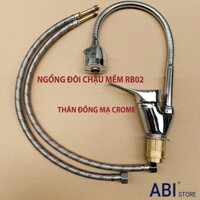 VÒI RỬA BÁT NÓNG LẠNH LÒ XO CẦN MỀM MCK, SR bh 3 năm đồng mạ crom giá sỉ tại Hà Nội