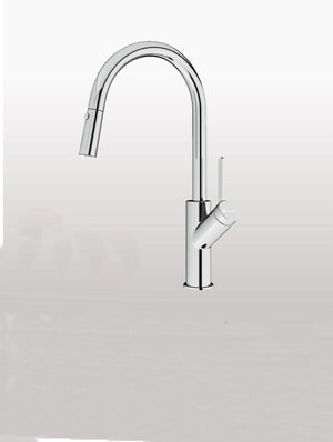 Vòi rửa bát rút dây Konox Ponte