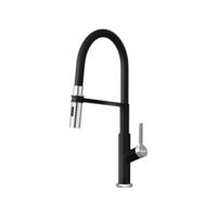 Vòi rửa bát thân mềm Konox Tema Chrome/Nikel/Black