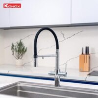 Vòi rửa bát thân mềm KONOX Combi Chrome 3 đường nước