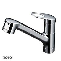 Vòi rửa bát Toto TKGG32EBR đầu vòi kéo dài và nút nhấn tiện lợi