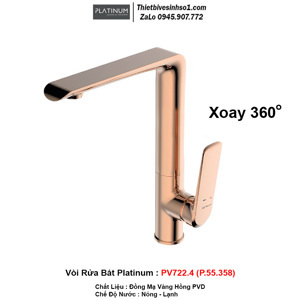 Vòi rửa bát Viglacera Platinum P.55.358