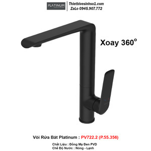 Vòi rửa bát Viglacera Platinum P.55.356