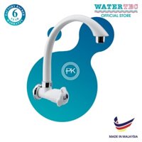 Vòi rửa chén âm tường WATERTEC trắng chrome WT0039