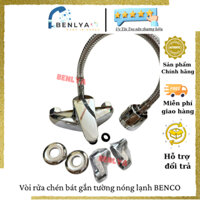 Vòi rửa chén bát cắm tường nóng lạnh BENCO hàng ĐỒNG