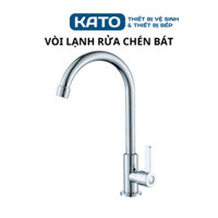 Vòi rửa chén bát xoay 360 độ cao cấp inox 304 bóng tròn lạnh