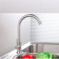 Vòi rửa chén Inox SUS 304 phi 18, vòi rửa bát inox cao cấp siêu bền, dày, chắc chắn, chất lượng