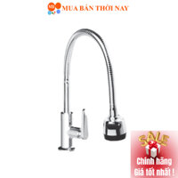 Vòi rửa chén Lạnh Luxta L3102T3B, vòi bếp lò xo dây mềm 1 đường nước, Chính hãng bảo hành 03 năm