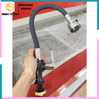 Vòi Rửa Chén Lạnh Xoay 360 Độ ,Vòi Rửa Bát Cần Mềm Tăng Áp - SUNNY STORE