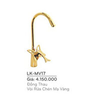 Vòi rửa chén mạ vàng LUCKY LK-MV17