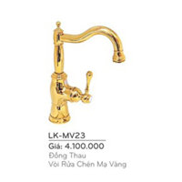Vòi rửa chén mạ vàng LUCKY LK-MV23