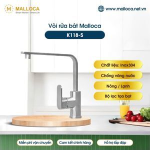 Vòi rửa chén Malloca K118-S