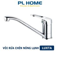 Vòi rửa chén nóng lạnh thấp Luxta L3103M tặng 2 dây nóng lạnh