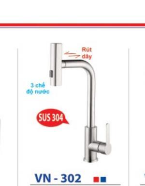 Vòi rửa chén nóng lạnh Vanni VN-302