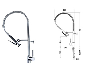 Vòi rửa Kuppersbusch VAP 4700.0