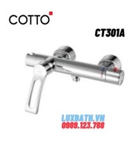 Vòi rửa mặt lavabo nóng lạnh COTTO CT301A (gắn tường)