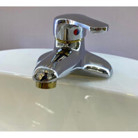 Vòi rửa mặt nóng lạnh , vòi lavabo JODEN ( Củ đồng )